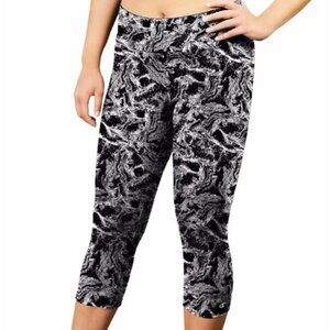 3X CHAMPION CAPRI Absolute Workout Tight Fit Capri Pants Splash PLUS 2X Black